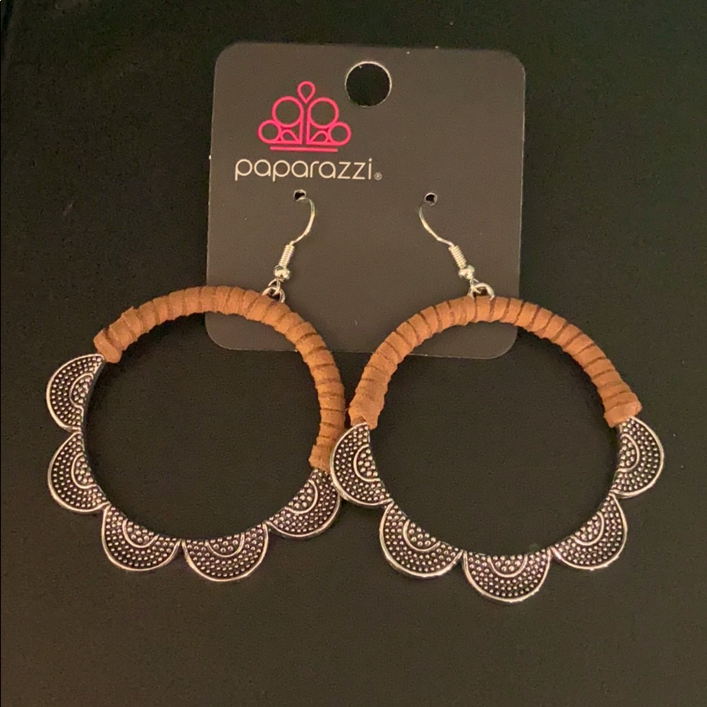 Rope woven earrings